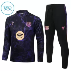 Barcelona Kvart-Zip Trenings Collegegenser Barn 2026-27 Svart Barcelona Kvart-Zip Trenings Collegegenser Barn 2026-27 Svart