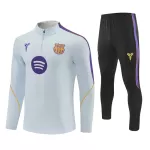 Barcelona Kvart-Zip Trenings Collegegenser Herre 2026-27 Hvit