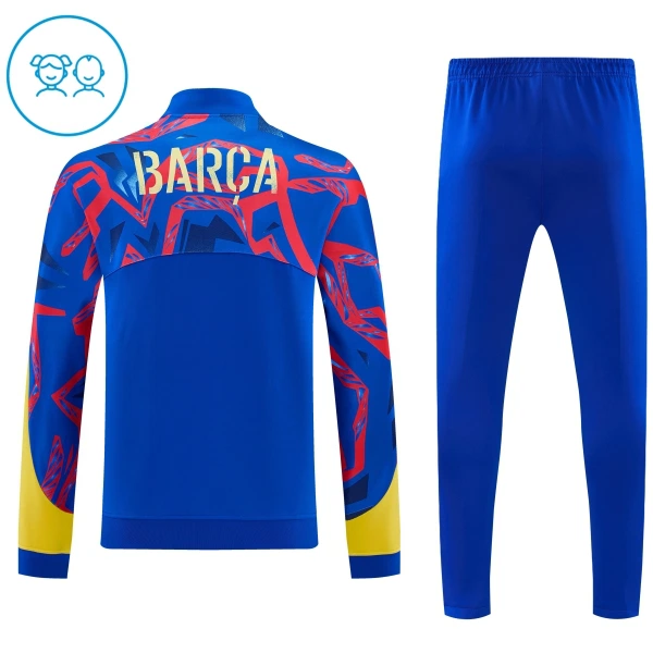 Barcelona Treningsjakkedresser Barn 2026-27 Blå