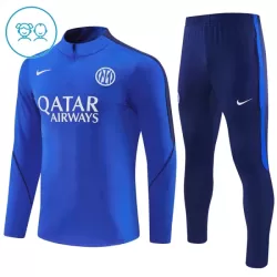 Inter Milan Kvart-Zip Trenings Collegegenser Barn 2026-27 Blå Inter Milan Kvart-Zip Trenings Collegegenser Barn 2026-27 Blå