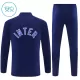 Inter Milan Kvart-Zip Trenings Collegegenser Barn 2026-27 Blå