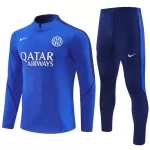 Inter Milan Kvart-Zip Trenings Collegegenser Herre 2026-27 Blå