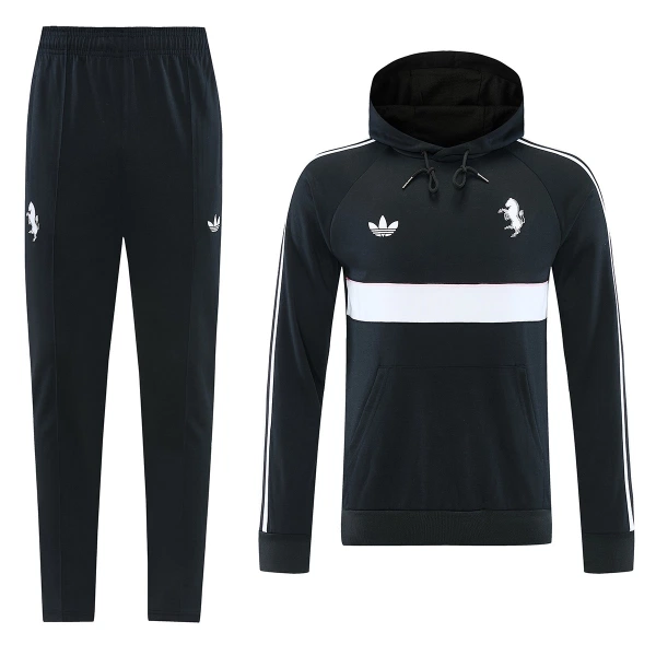 Juventus Hoodie Trenings Collegegenser Herre 2026-27 Svart Juventus Hoodie Trenings Collegegenser Herre 2026-27 Svart