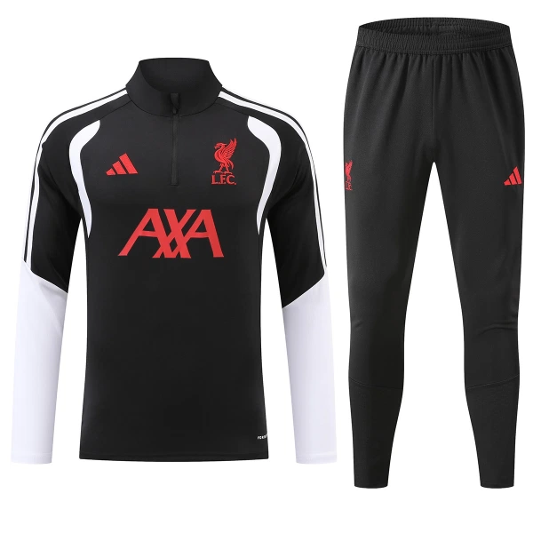 Liverpool Kvart-Zip Trenings Collegegenser Herre 2026-27 Svart Liverpool Kvart-Zip Trenings Collegegenser Herre 2026-27 Svart