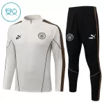 Manchester City Kvart-Zip Trenings Collegegenser Barn 2026-27 Grå