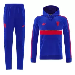 Manchester United Hoodie Trenings Collegegenser Herre 2026-27 Blå Manchester United Hoodie Trenings Collegegenser Herre 2026-27 Blå