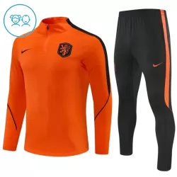 Nederland Kvart-Zip Trenings Collegegenser Barn 2026-27 Oransje Nederland Kvart-Zip Trenings Collegegenser Barn 2026-27 Oransje