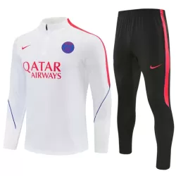 Paris Saint-Germain Kvart-Zip Trenings Collegegenser Herre 2026-27 Hvit Paris Saint-Germain Kvart-Zip Trenings Collegegenser Herre 2026-27 Hvit