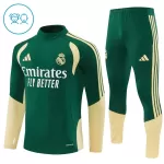 Real Madrid Kvart-Zip Trenings Collegegenser Barn 2026-27 Grønn
