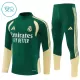 Real Madrid Kvart-Zip Trenings Collegegenser Barn 2026-27 Grønn Real Madrid Kvart-Zip Trenings Collegegenser Barn 2026-27 Grønn