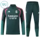 Real Madrid Kvart-Zip Trenings Collegegenser Barn 2026-27 Grønn Real Madrid Kvart-Zip Trenings Collegegenser Barn 2026-27 Grønn