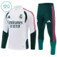 Real Madrid Kvart-Zip Trenings Collegegenser Barn 2026-27 Hvit Real Madrid Kvart-Zip Trenings Collegegenser Barn 2026-27 Hvit