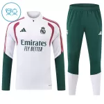Real Madrid Kvart-Zip Trenings Collegegenser Barn 2026-27 Hvit