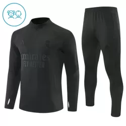 Real Madrid Kvart-Zip Trenings Collegegenser Barn 2026-27 Svart Real Madrid Kvart-Zip Trenings Collegegenser Barn 2026-27 Svart