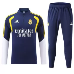 Real Madrid Kvart-Zip Trenings Collegegenser Herre 2026-27 Blå Real Madrid Kvart-Zip Trenings Collegegenser Herre 2026-27 Blå