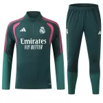 Real Madrid Kvart-Zip Trenings Collegegenser Herre 2026-27 Grønn