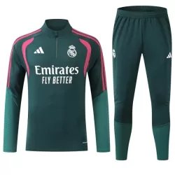 Real Madrid Kvart-Zip Trenings Collegegenser Herre 2026-27 Grønn Real Madrid Kvart-Zip Trenings Collegegenser Herre 2026-27 Grønn