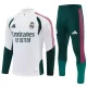 Real Madrid Kvart-Zip Trenings Collegegenser Herre 2026-27 Hvit Real Madrid Kvart-Zip Trenings Collegegenser Herre 2026-27 Hvit