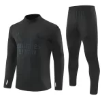 Real Madrid Kvart-Zip Trenings Collegegenser Herre 2026-27 Svart