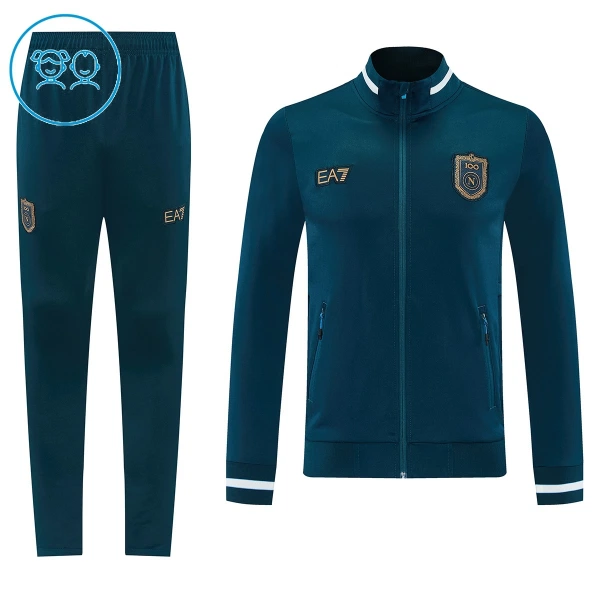 SSC Napoli Treningsjakkedresser Barn 2026-27 Navy SSC Napoli Treningsjakkedresser Barn 2026-27 Navy