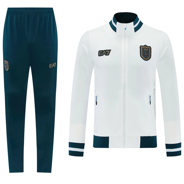 SSC Napoli Treningsjakkedresser Herre 2026-27 Hvit SSC Napoli Treningsjakkedresser Herre 2026-27 Hvit