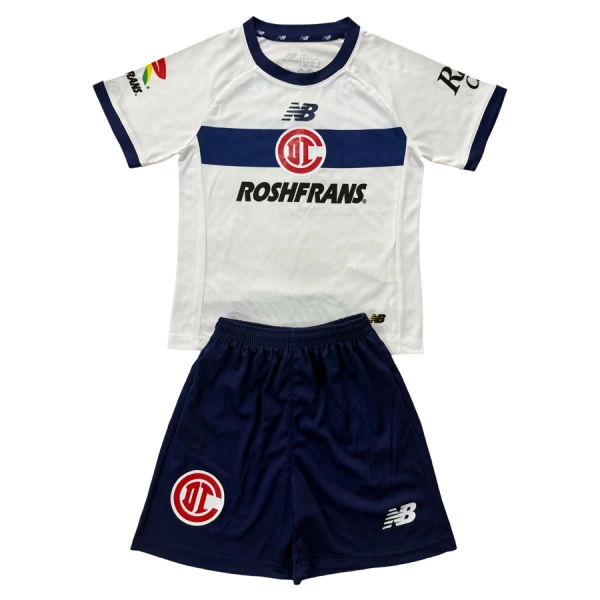 Deportivo Toluca Bortedrakt Barn 2026-27 - med Bukse Deportivo Toluca Bortedrakt Barn 2026-27 - med Bukse