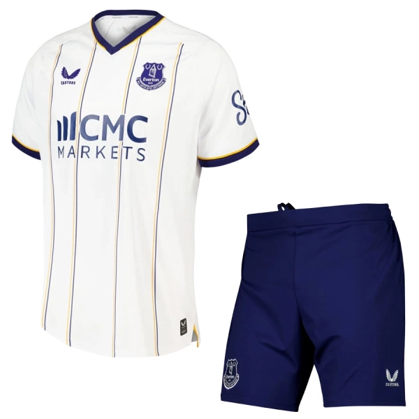 Everton Bortedrakt Barn 2026-27 - med Bukse Everton Bortedrakt Barn 2026-27 - med Bukse