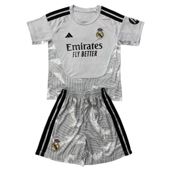 Real Madrid Keeper Drakt Barn 2026-27 Grå