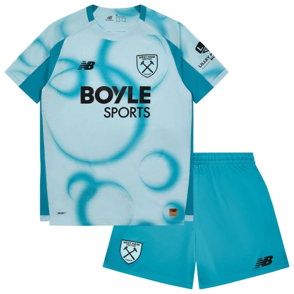 West Ham United Tredjedrakt Barn 2026-27 - med Bukse
