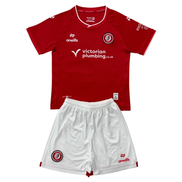 Bristol City Hjemmedrakt Barn 2026-27 - med Bukse Bristol City Hjemmedrakt Barn 2026-27 - med Bukse