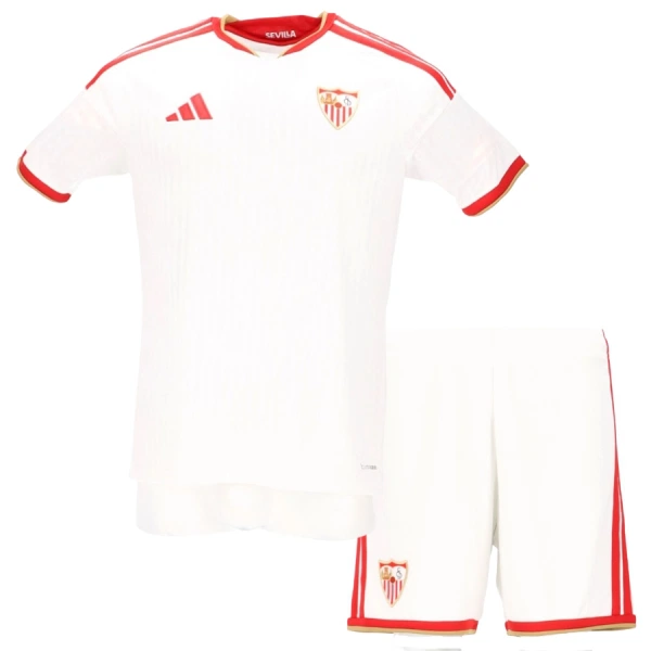 Sevilla FC Hjemmedrakt Barn 2026-27 - med Bukse Sevilla FC Hjemmedrakt Barn 2026-27 - med Bukse