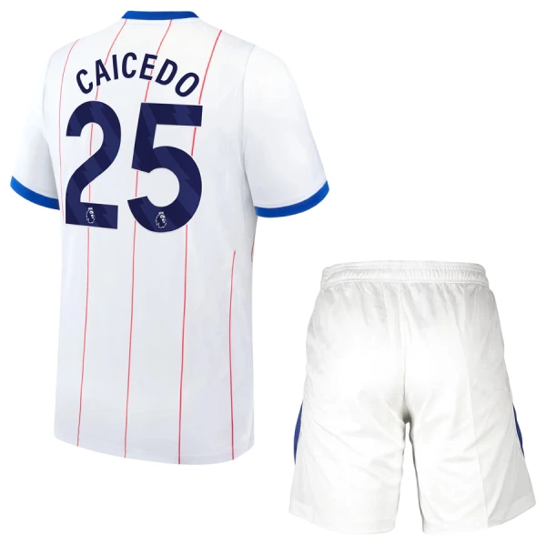 Chelsea Caicedo 25 Tredjedrakt Barn 2026-27 - med Bukse Chelsea Caicedo 25 Tredjedrakt Barn 2026-27 - med Bukse
