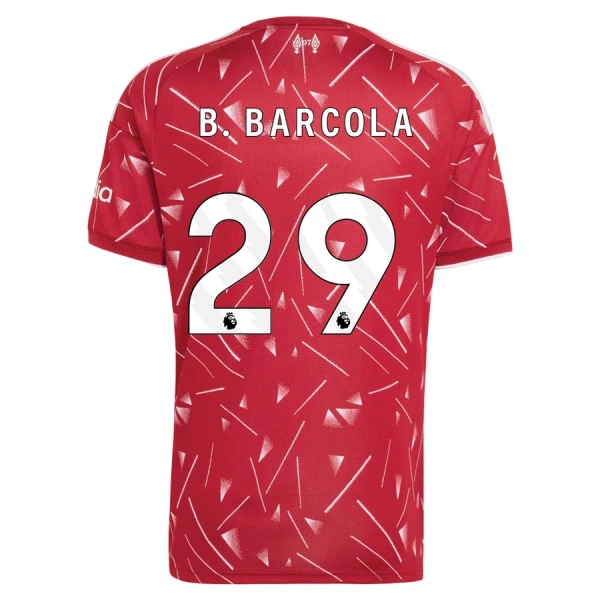 Liverpool B. Barcola 29 Hjemmedrakt Herre 2026-27 Liverpool B. Barcola 29 Hjemmedrakt Herre 2026-27