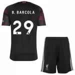 Liverpool B. Barcola 29 Tredjedrakt Barn 2026-27 - med Bukse
