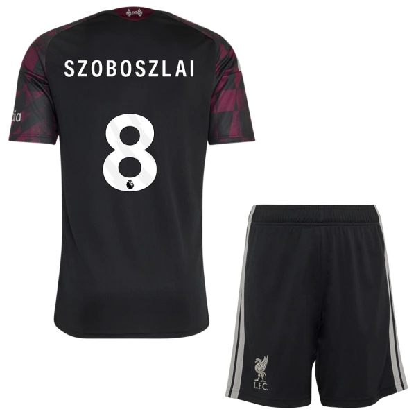 Liverpool Szoboszlai 8 Tredjedrakt Barn 2026-27 - med Bukse Liverpool Szoboszlai 8 Tredjedrakt Barn 2026-27 - med Bukse