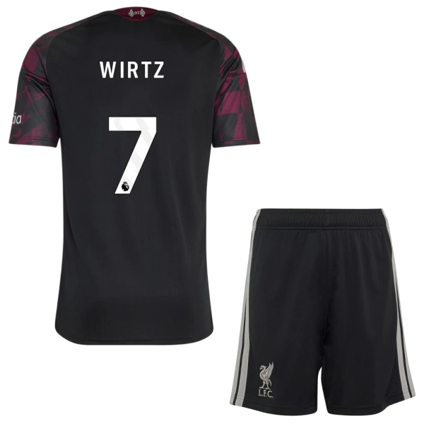 Liverpool Wirtz 7 Tredjedrakt Barn 2026-27 - med Bukse Liverpool Wirtz 7 Tredjedrakt Barn 2026-27 - med Bukse