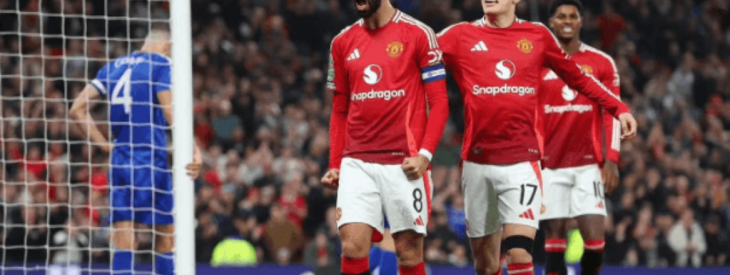 Manchester United ønsker nytt håp velkommen, 5-2-seier over Leicester City Manchester United ønsker nytt håp velkommen, 5-2-seier over Leicester City